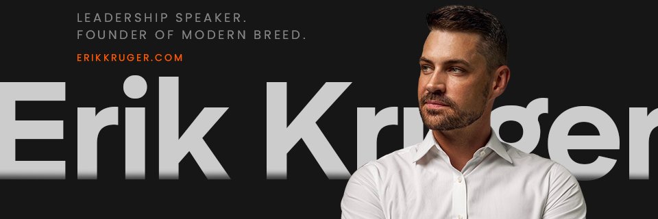 Erik Kruger banner