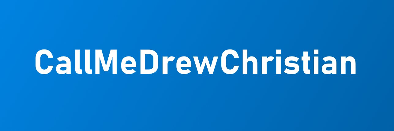 CallMeDrewOro's profile banner image