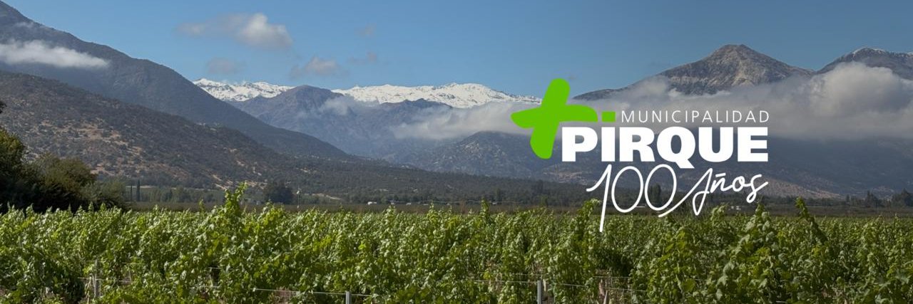 Municipalidad de Pirque 🍷🌱 banner