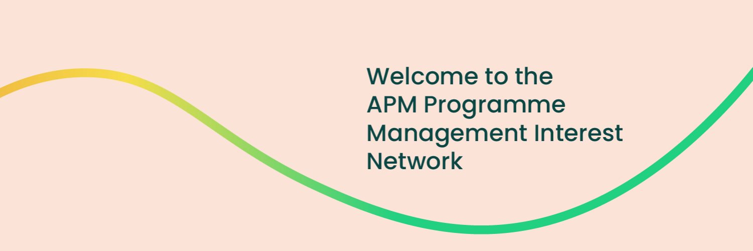APM Programme Management Interest Network banner