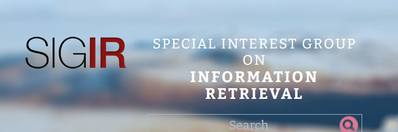 ACM SIGIR banner