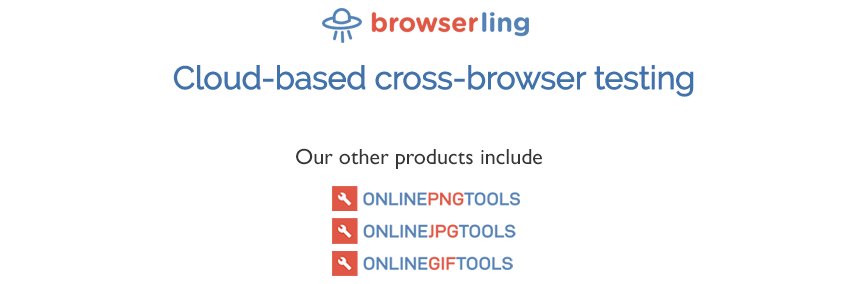 Browserling banner