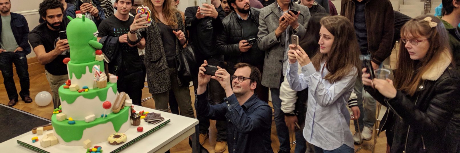 Paris Android User Group (PAUG) banner