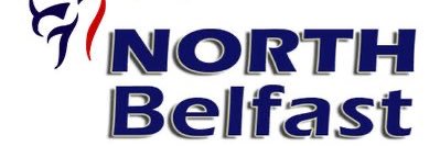 North Belfast DUP banner