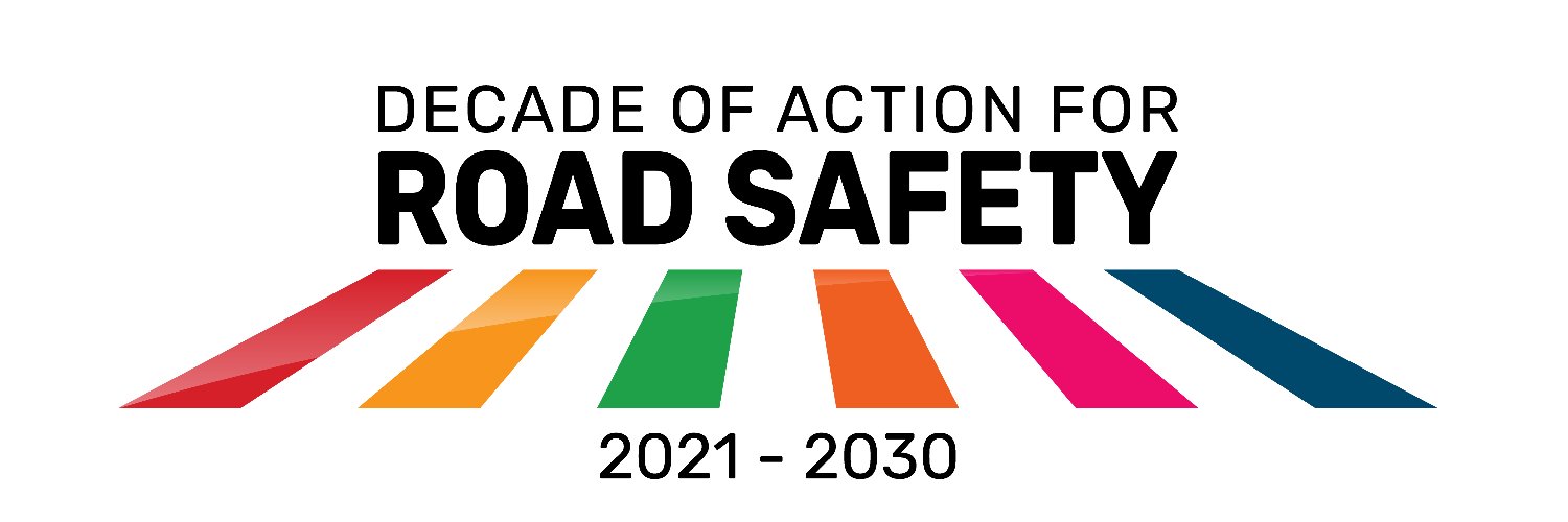 UN Road Safety's banner