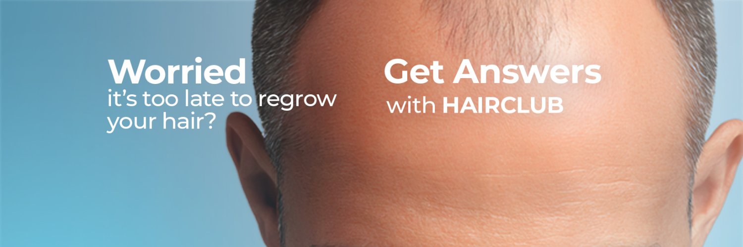 HairClub's profile banner image