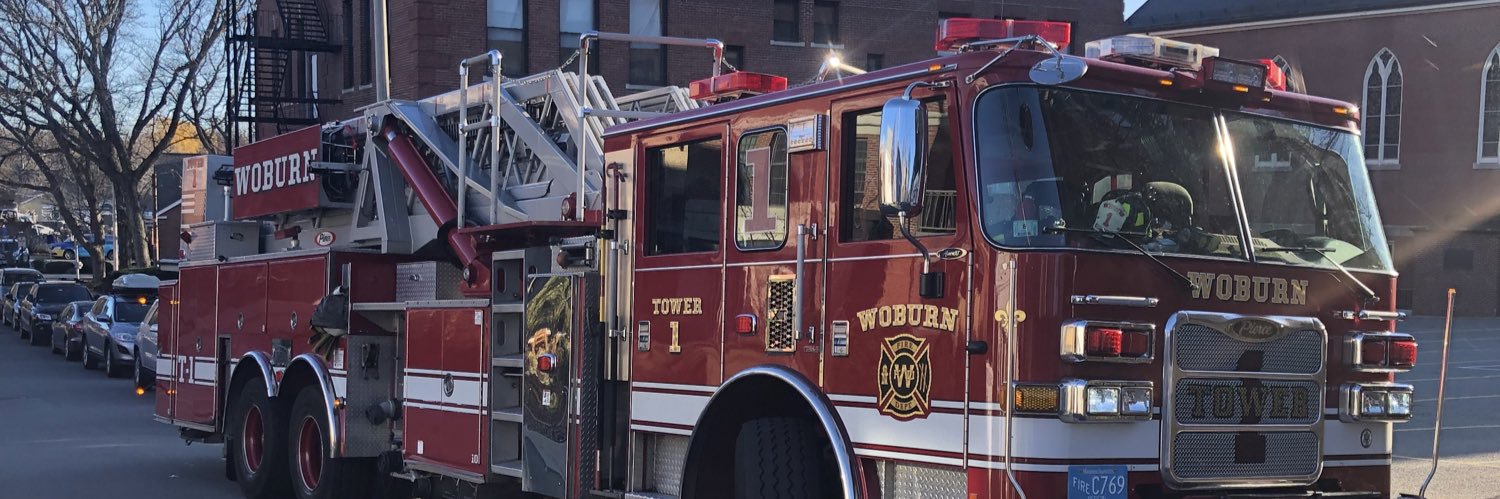 Woburn Fire banner