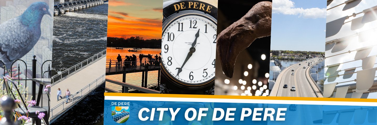 City of De Pere banner