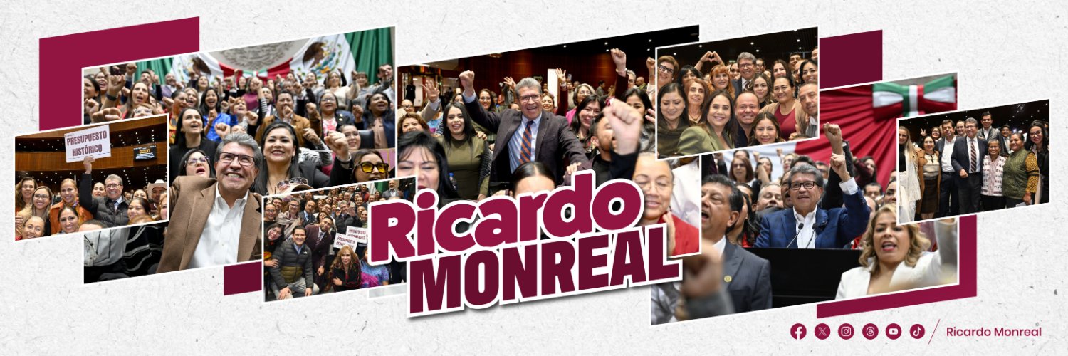 Ricardo Monreal A.'s banner