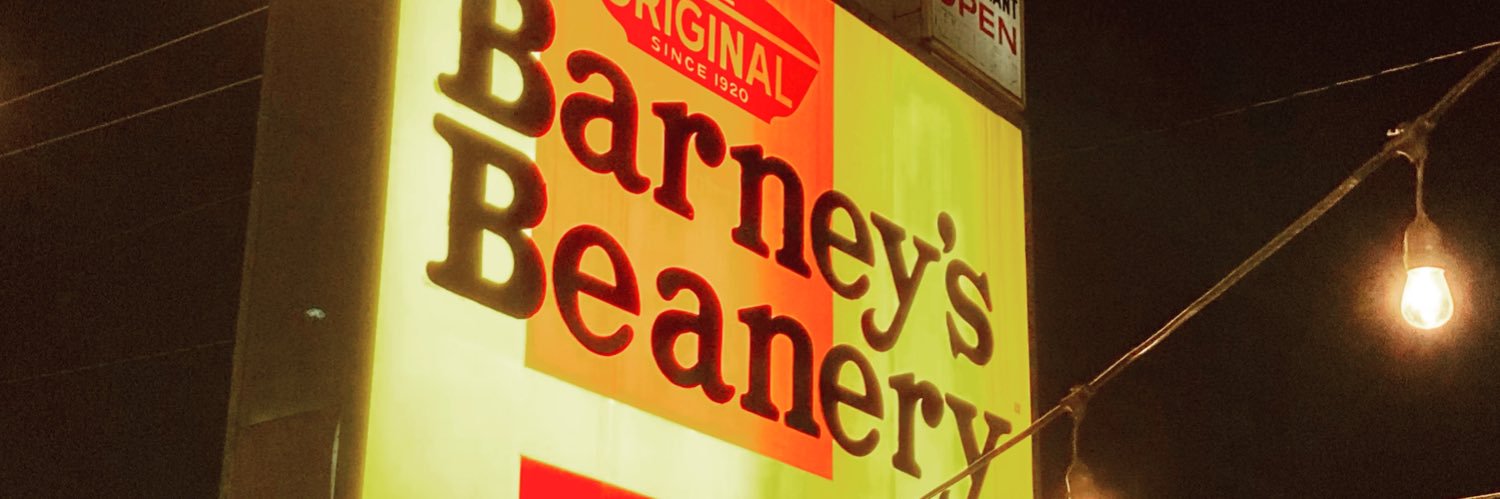 Barney's Beanery banner