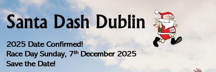 Santa Dash Ireland banner