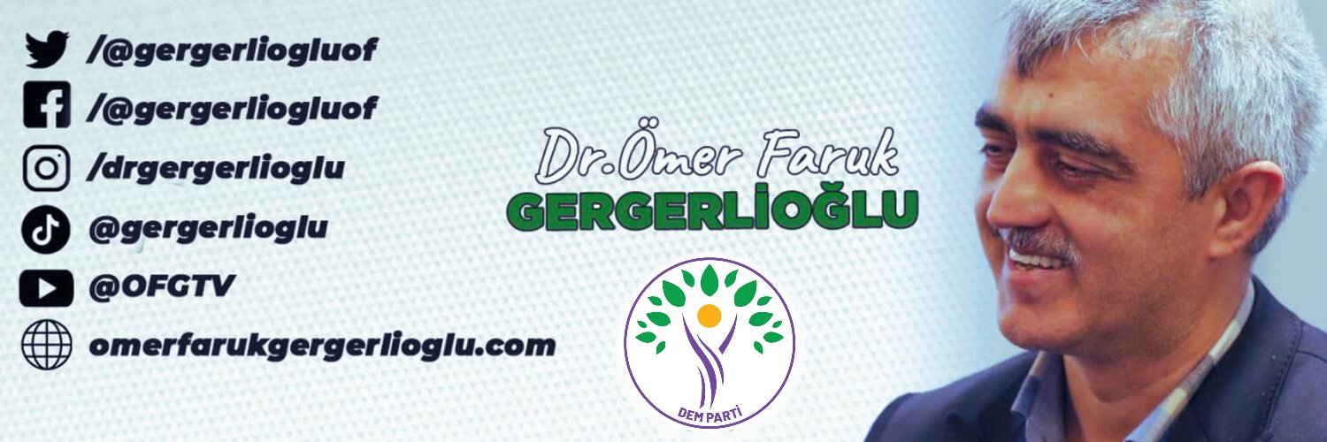 Ömer Faruk Gergerlioğlu's banner