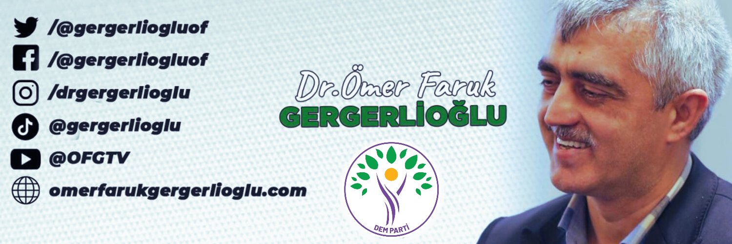 Ömer Faruk Gergerlioğlu Profile Banner