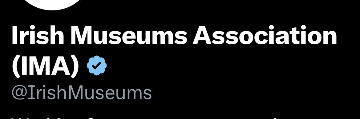Irish Museums Association (IMA) banner