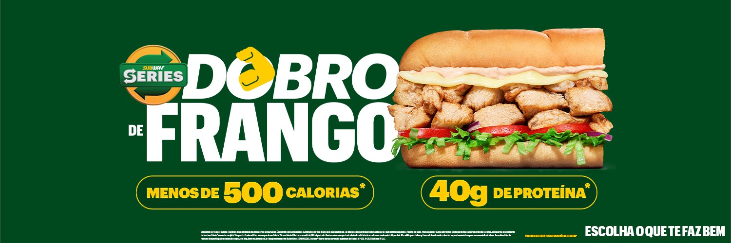 SUBWAY® Brasil banner