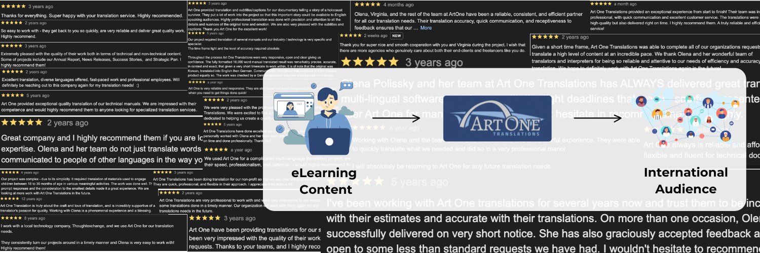 Art One Translations banner