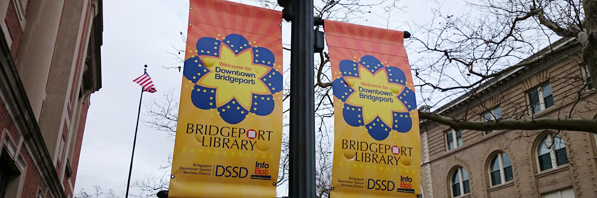 Bridgeport Library banner