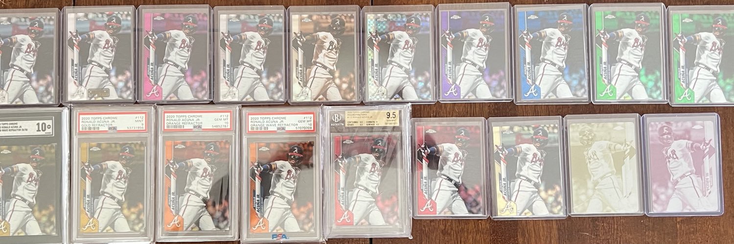 $250 Bounty -ISO 2020 Topps Chrome Acuña Plate banner