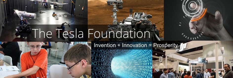 Tesla Foundation banner