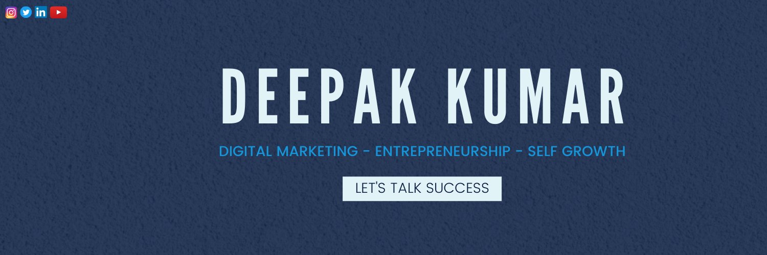 imdigitaldeepak's profile banner image