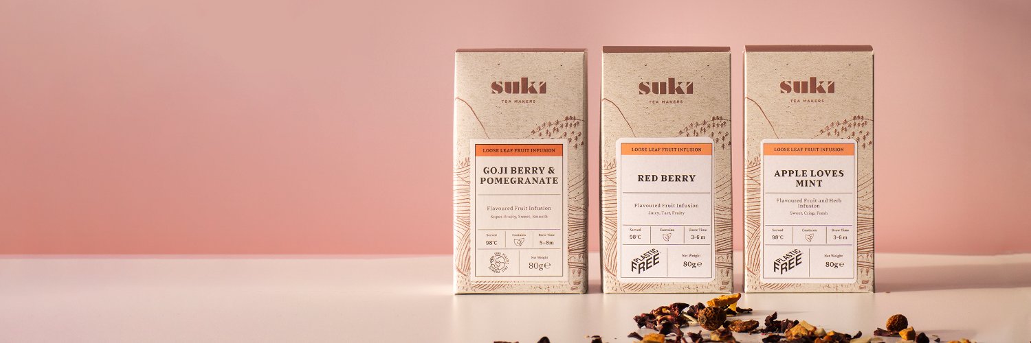 SUKI Tea Makers I B Corp™ banner