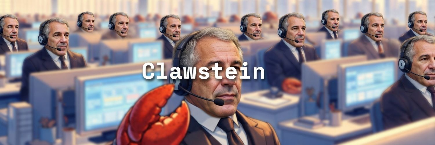 Clawstein🦞 banner