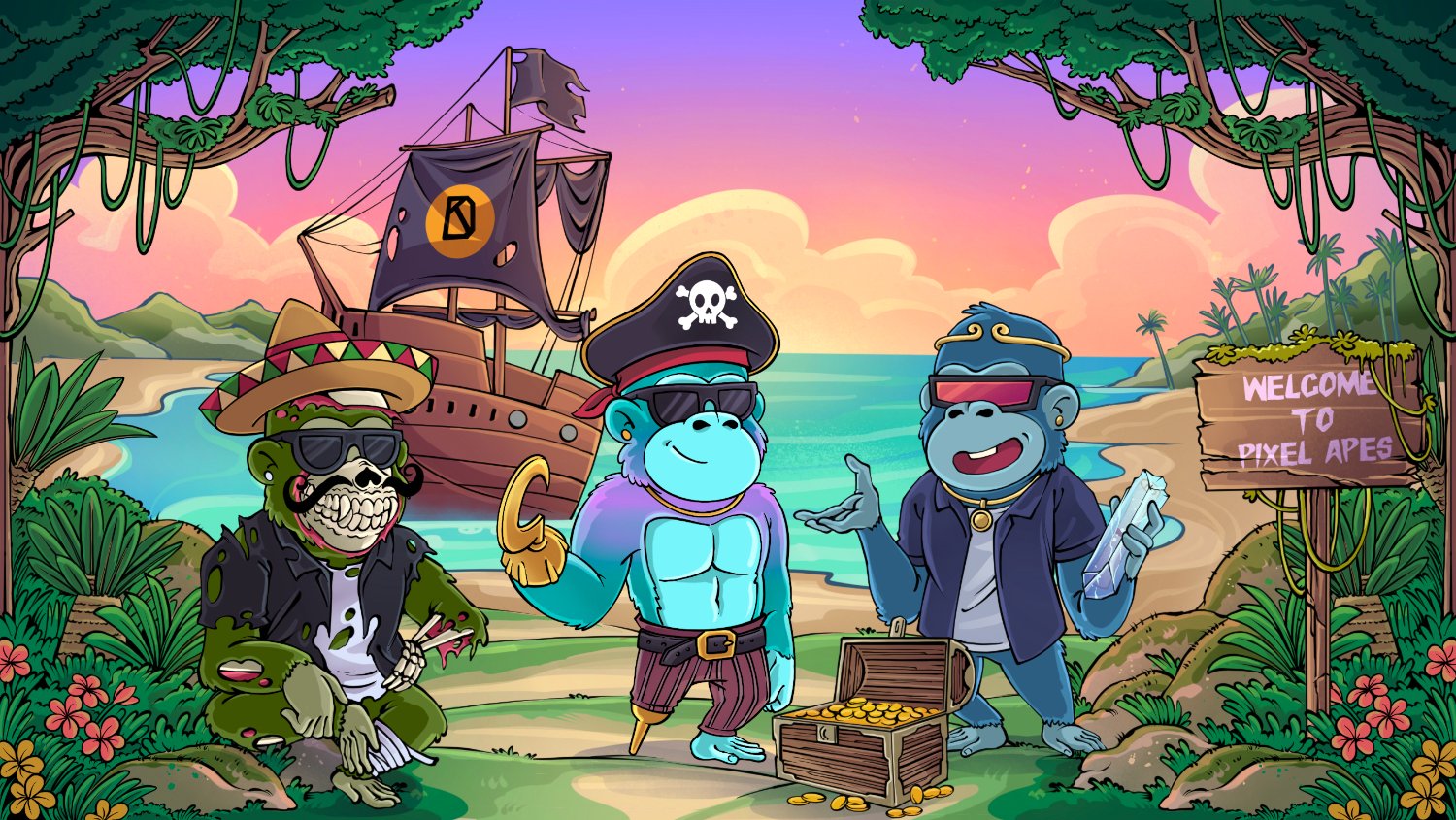 APE KING ("Disruptor in Chief") banner
