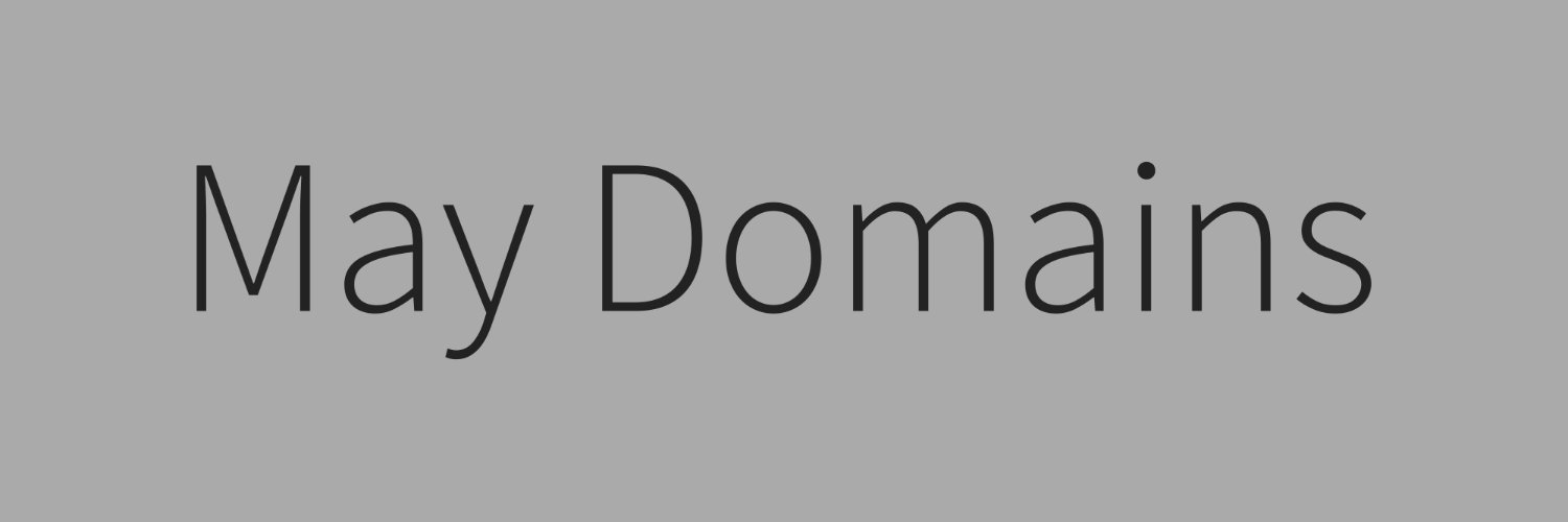 MayDomains's profile banner image