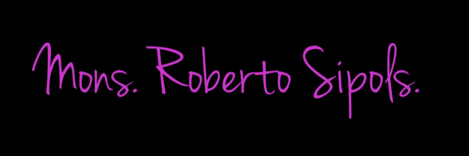 Mons. Roberto Sipols sacerdote misionero. banner