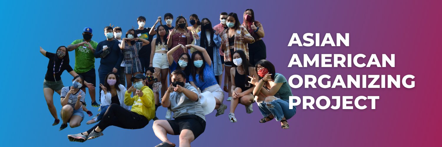 Asian American Organizing Project (AAOP) banner
