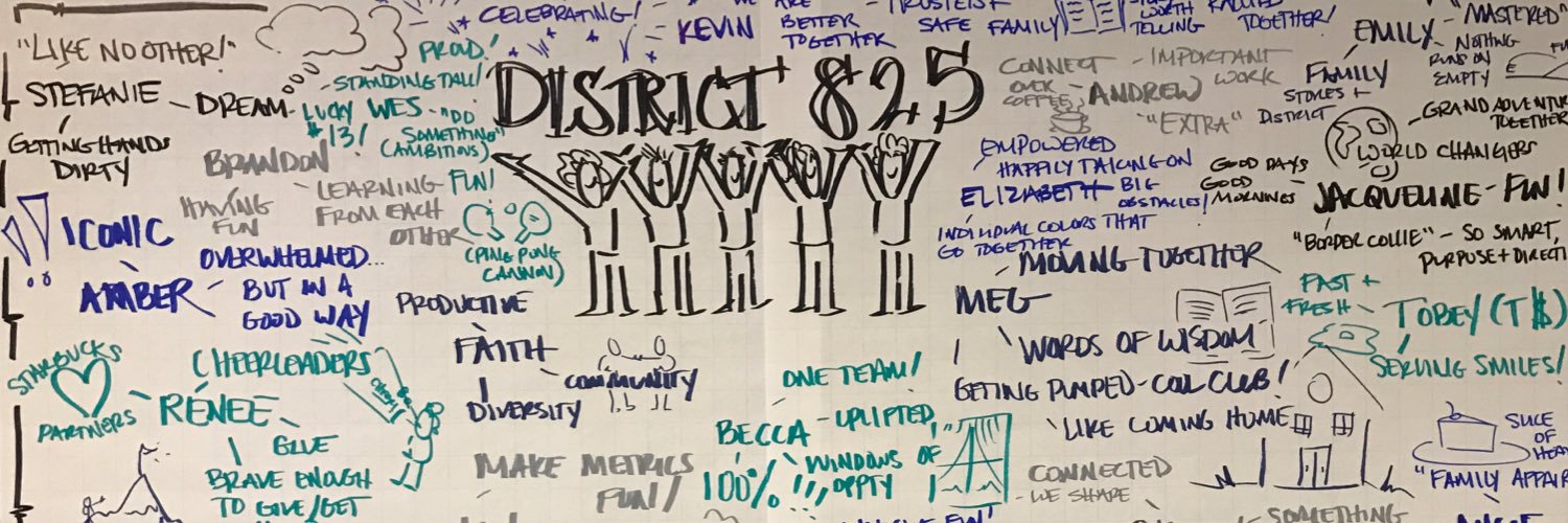 District 825 banner