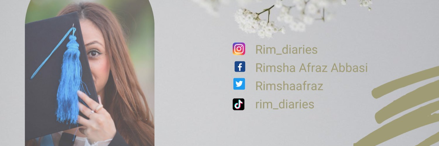 rimshaafraz's profile banner image