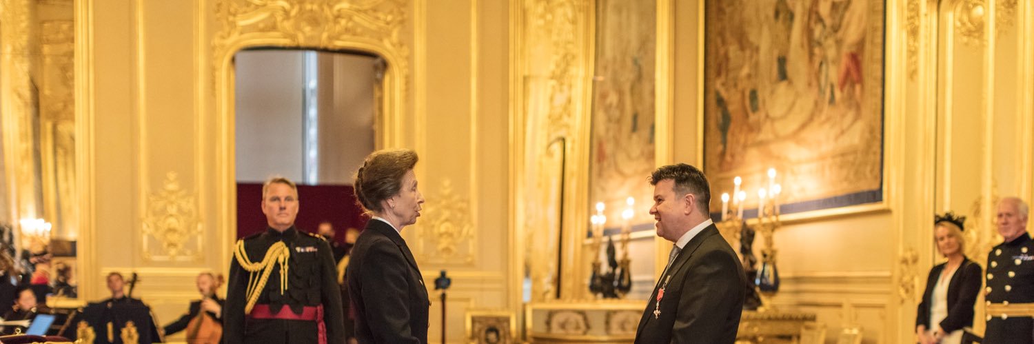 Alistair Clarke MBE banner