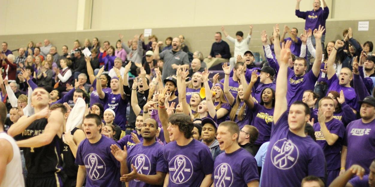Defiance College Men's Basketball banner