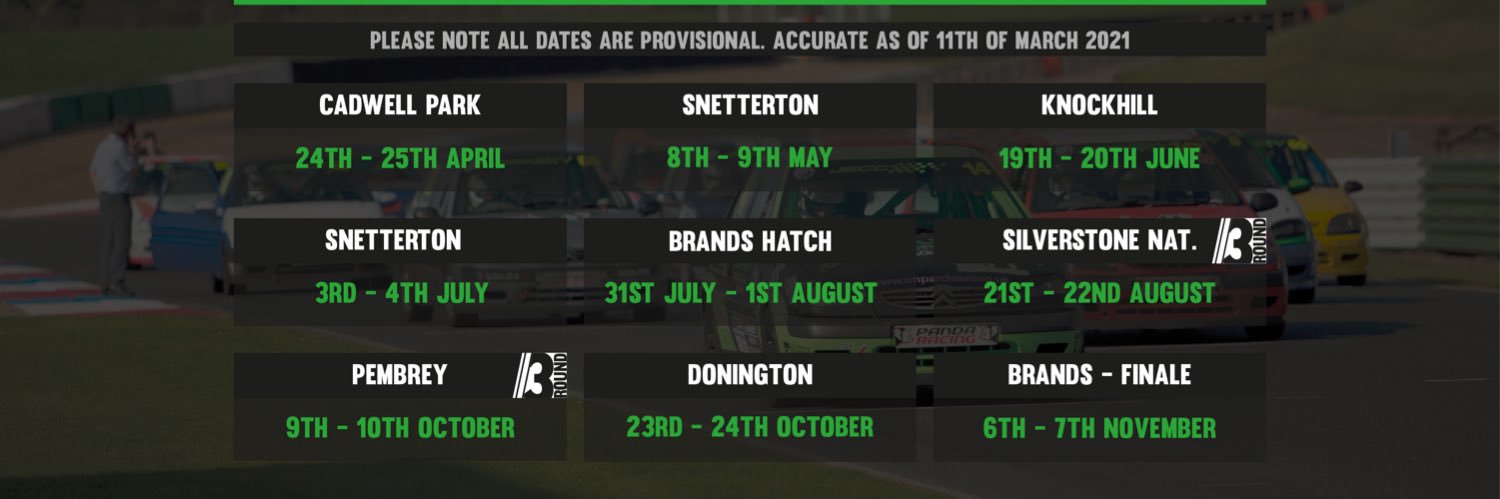 Official Junior Saloon Car Championship banner