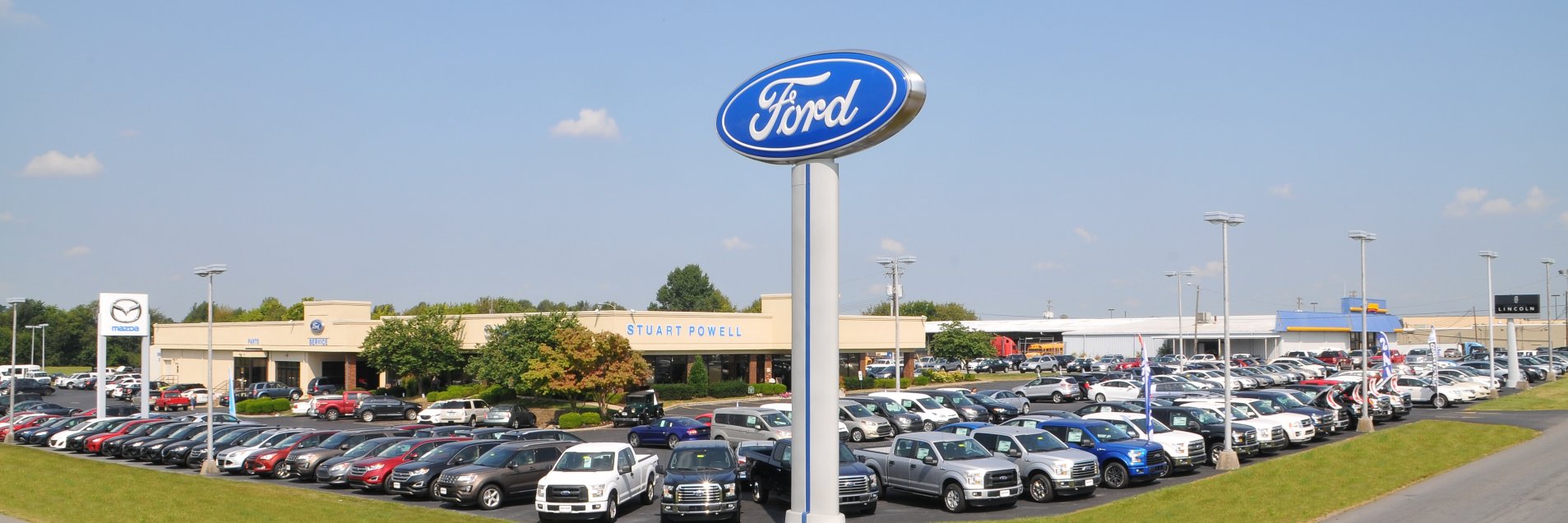 Stuart Powell Ford Lincoln Mazda banner