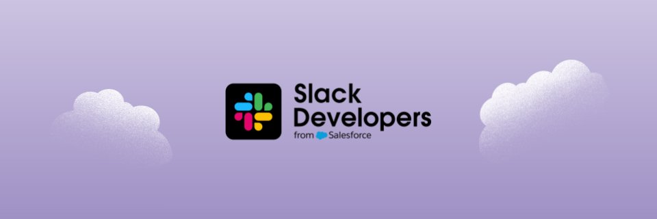 Slack Developers banner