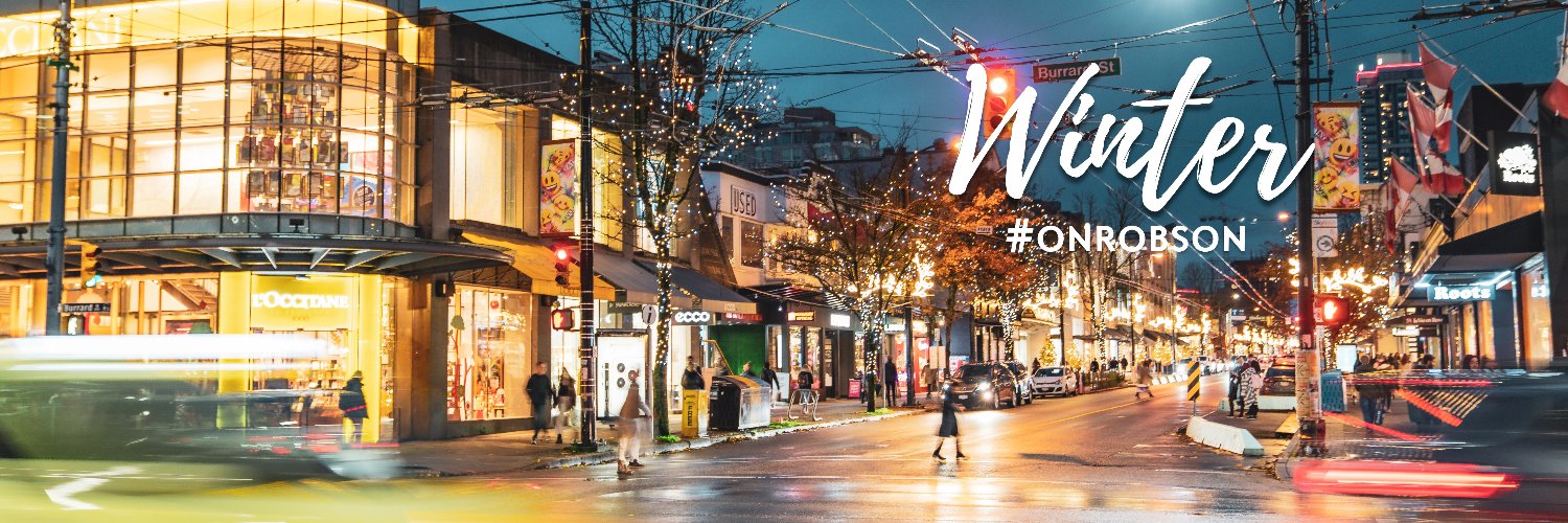 Robson Street banner