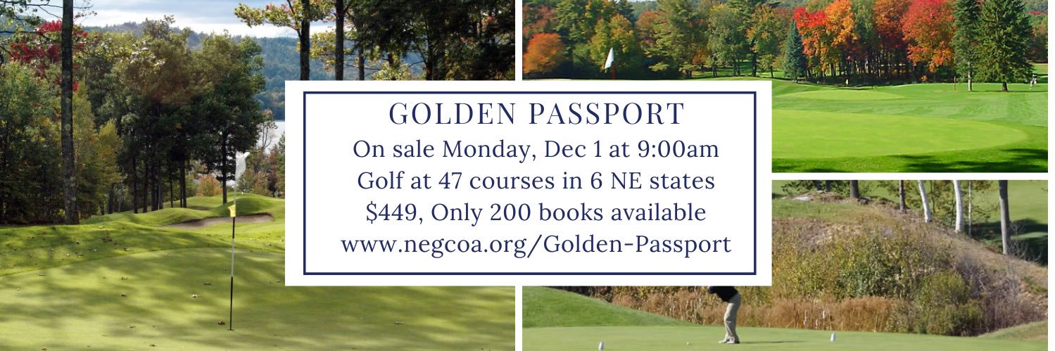 New England Golf Course Owners Association- NEGCOA banner