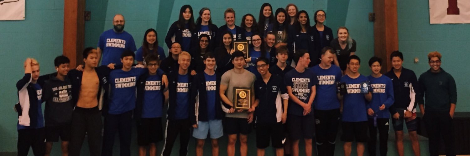 Clements Swimming banner