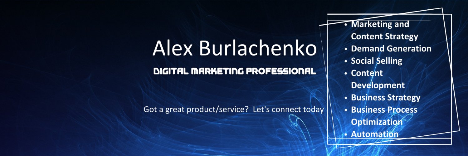 Alex Burlachenko banner