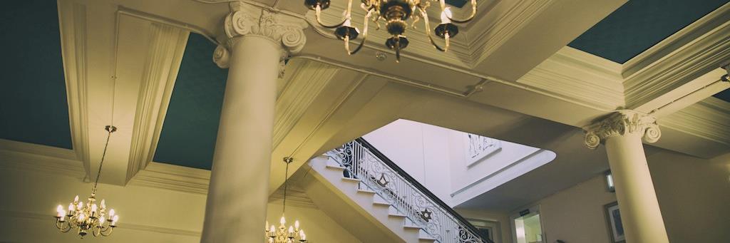 Cardiff Masonic Hall banner