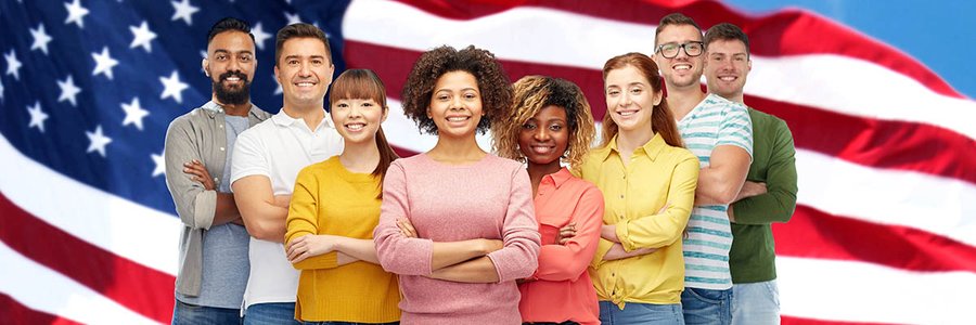 US GREEN CARD OFFICE banner