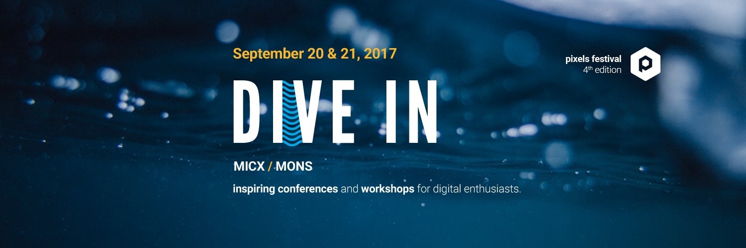 Pixels Festival banner