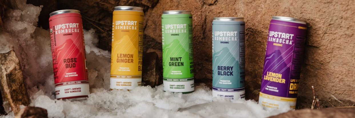 Upstart Kombucha banner