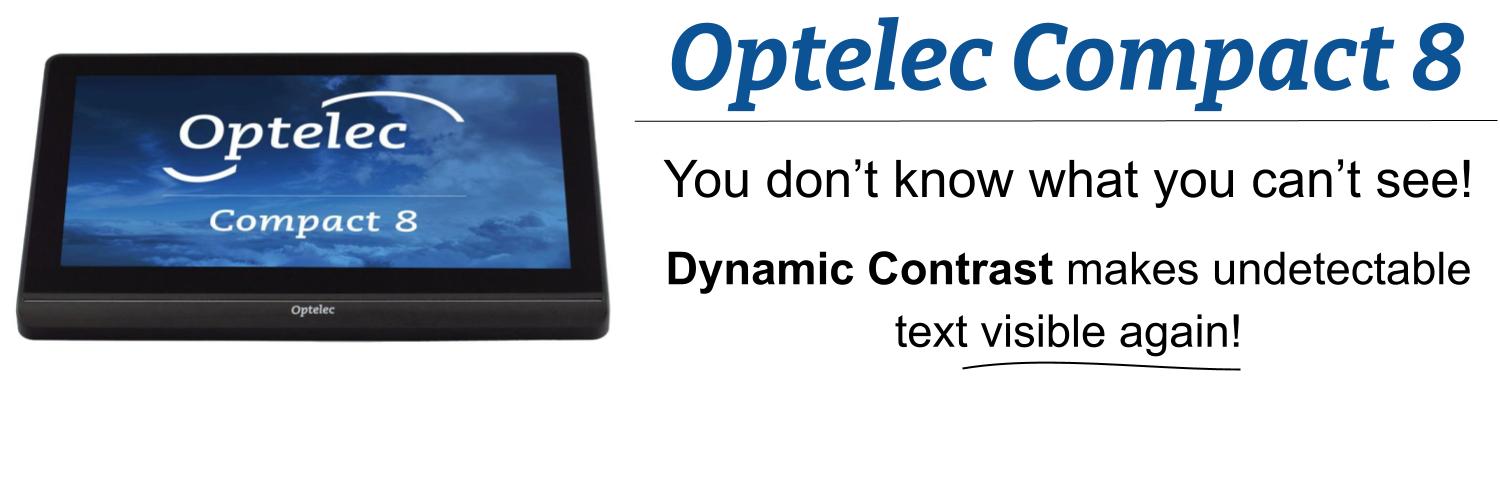 Optelec U.S. Inc. banner