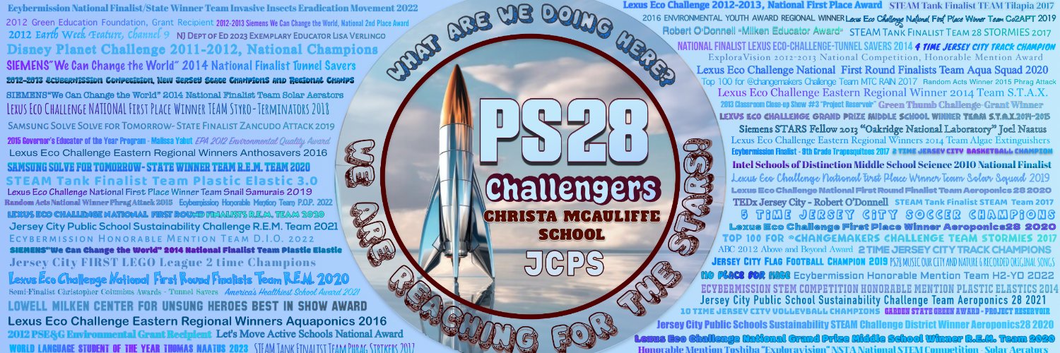 PS 28 Jersey City banner