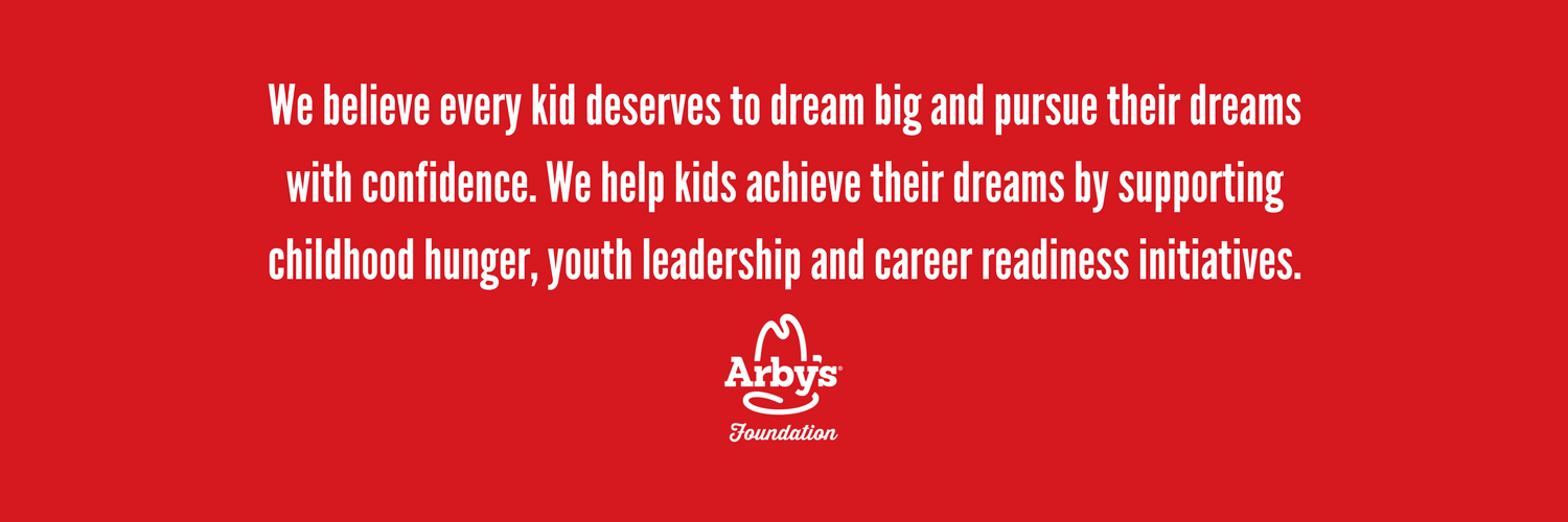 Arby's Foundation banner