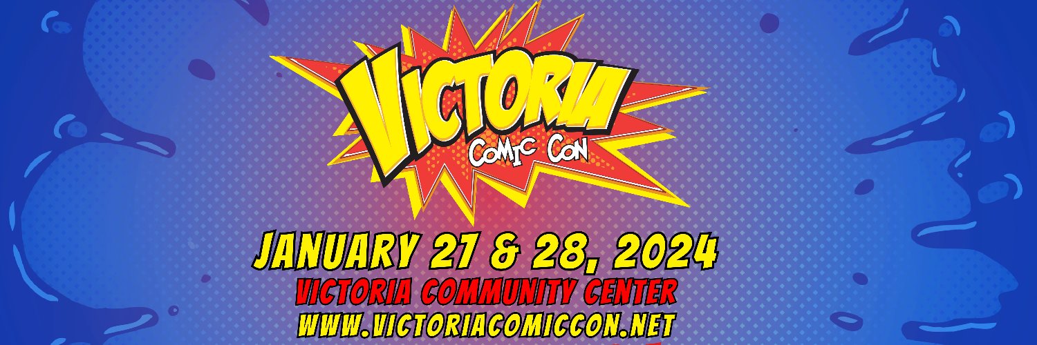 Victoria Comic Con banner