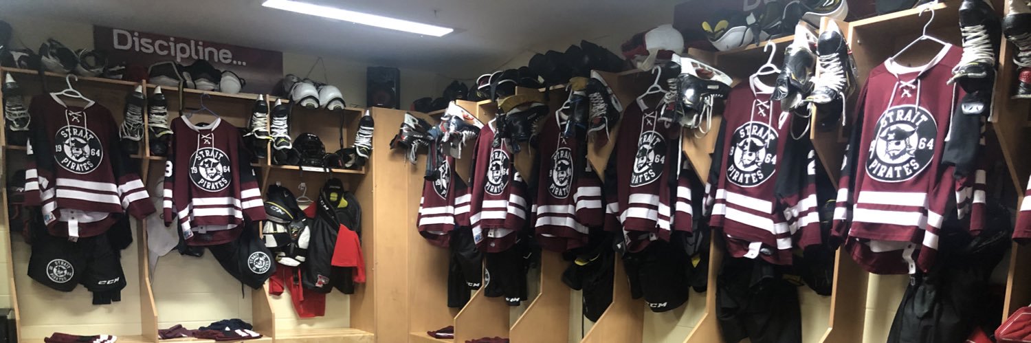 Strait Pirates Jr Hockey banner